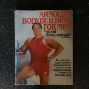 🏋🏼♂️🥇Arnold's Bodybuilding for Men Pprback by Schwarzenegger 1980s 💪🏋🏿♀️